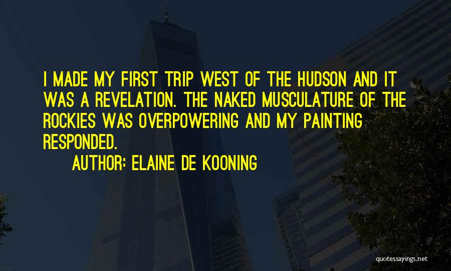 De Kooning Quotes By Elaine De Kooning