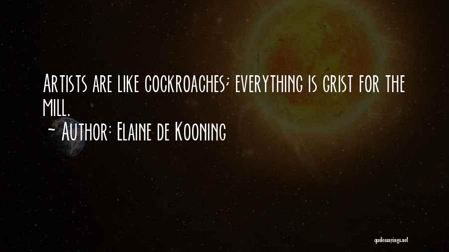 De Kooning Quotes By Elaine De Kooning