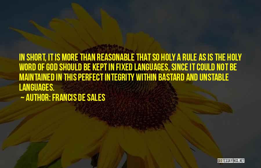 De Sales Quotes By Francis De Sales