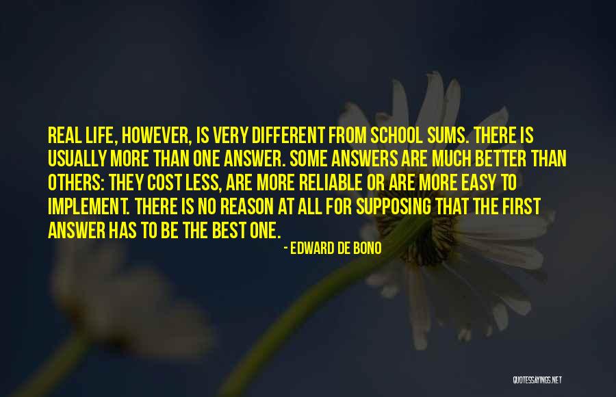 De School Quotes By Edward De Bono De School Quotes By Edward De Bono
