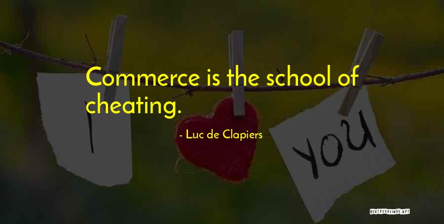 De School Quotes By Luc De Clapiers De School Quotes By Luc De Clapiers