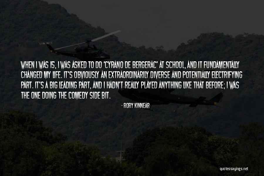 De School Quotes By Rory Kinnear De School Quotes By Rory Kinnear