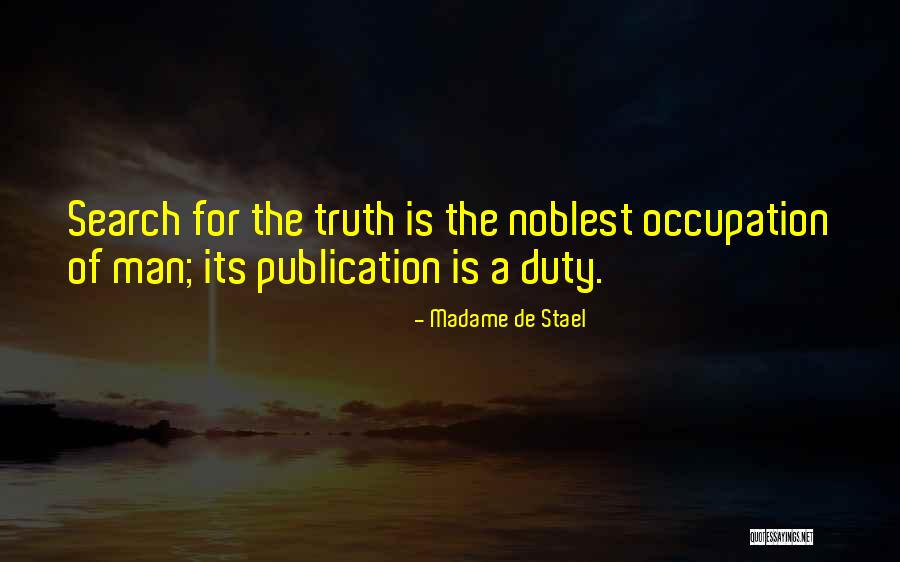 De Stael Quotes By Madame De Stael