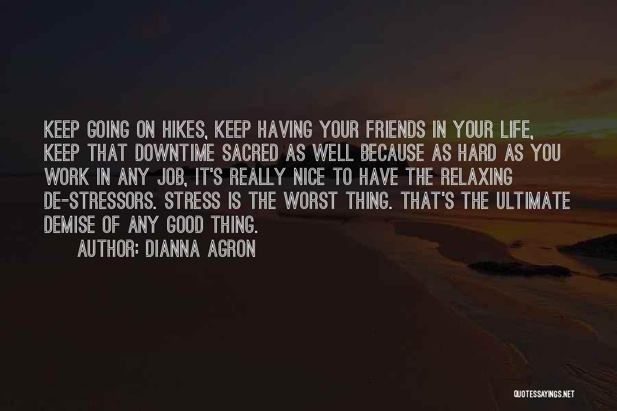 De Stress Quotes By Dianna Agron