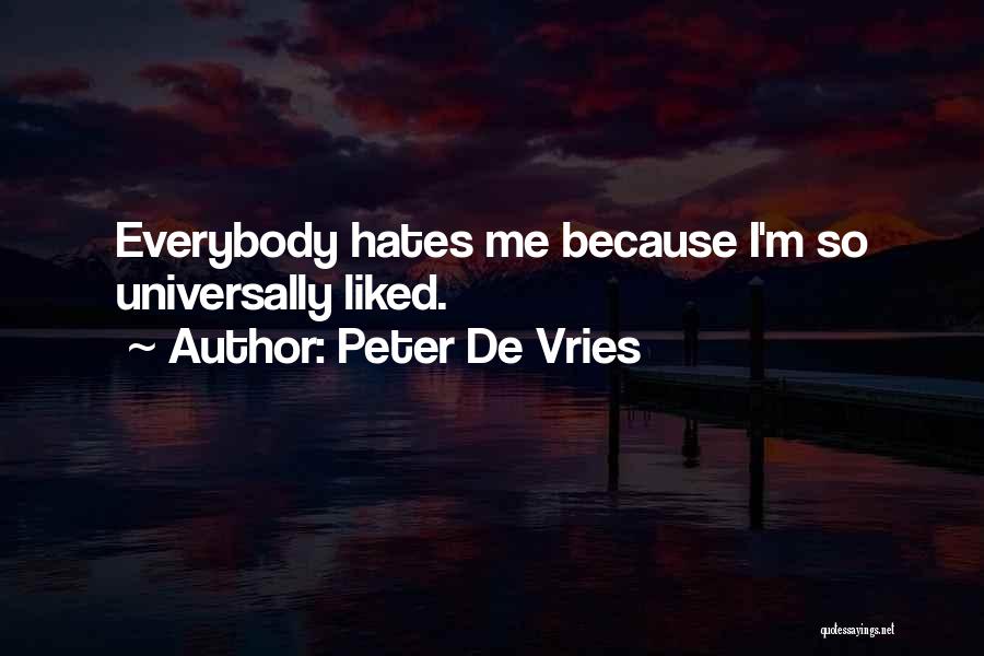 De Vries Quotes By Peter De Vries