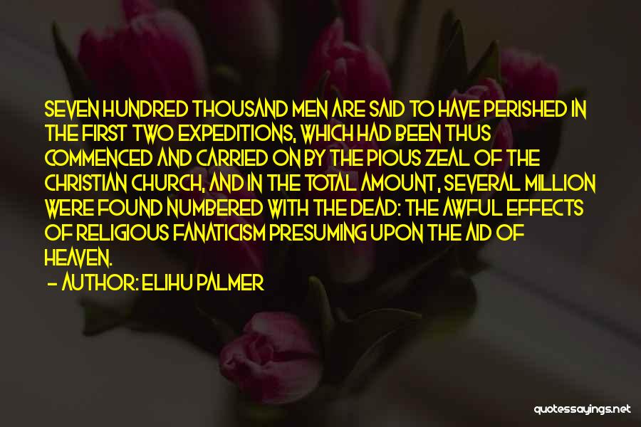 Dead Aid Quotes By Elihu Palmer