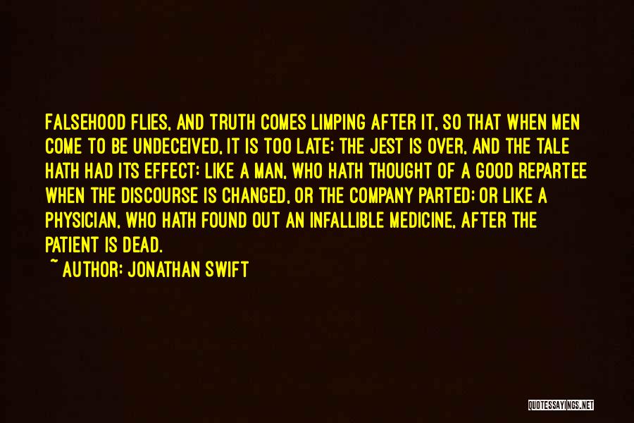 Dead And Company Quotes By Jonathan Swift