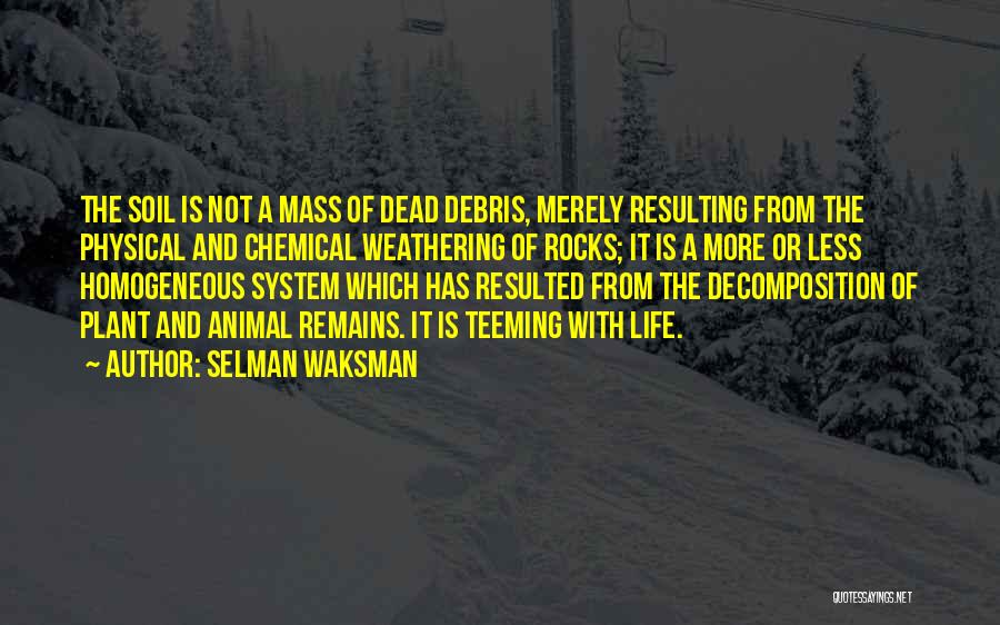 Dead And Life Quotes By Selman Waksman