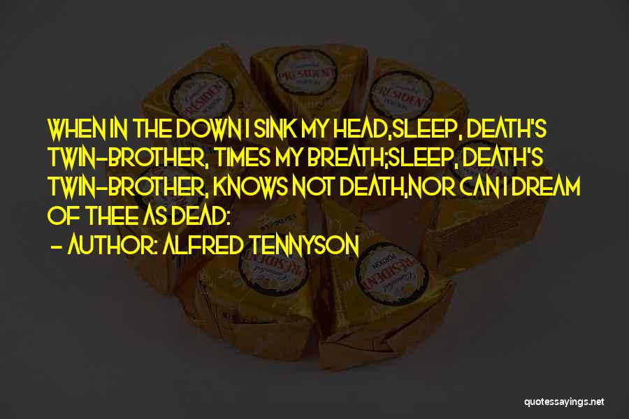 Dead Brother Quotes By Alfred Tennyson