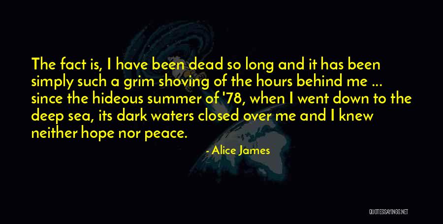Dead Diary Quotes By Alice James Dead Diary Quotes By Alice James
