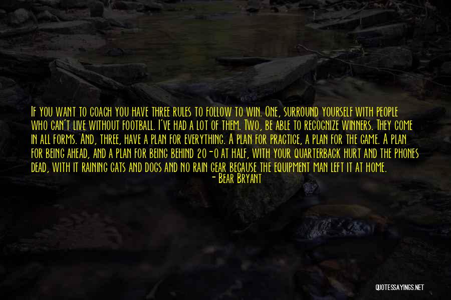 Dead Dogs Quotes By Bear Bryant