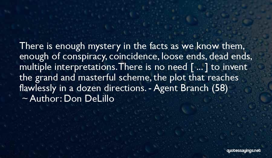 Dead Ends Quotes By Don DeLillo