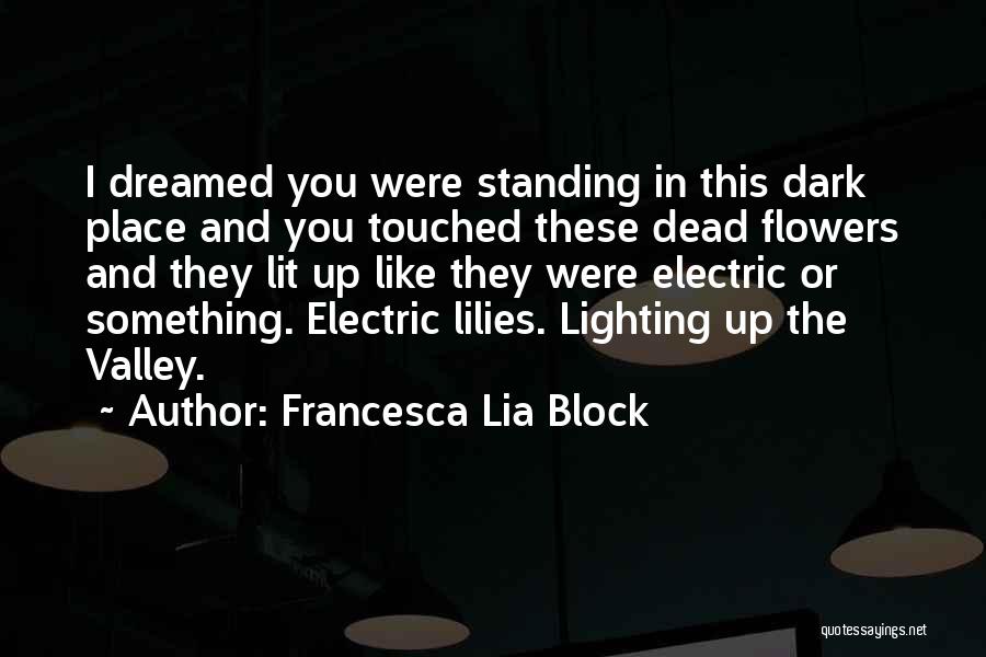 Dead Flowers Quotes By Francesca Lia Block