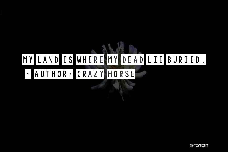 Dead Horse Quotes By Crazy Horse