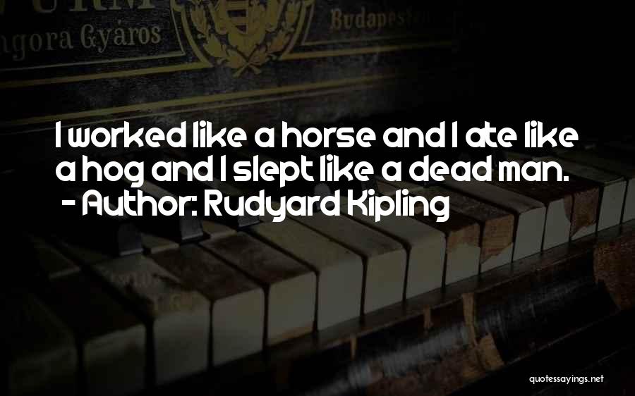 Dead Horse Quotes By Rudyard Kipling