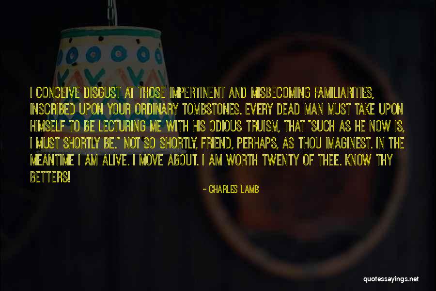 Dead In Tombstone Quotes By Charles Lamb Dead In Tombstone Quotes By Charles Lamb