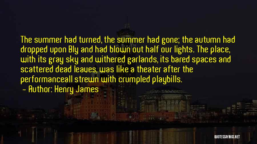 Dead Leaves Quotes By Henry James