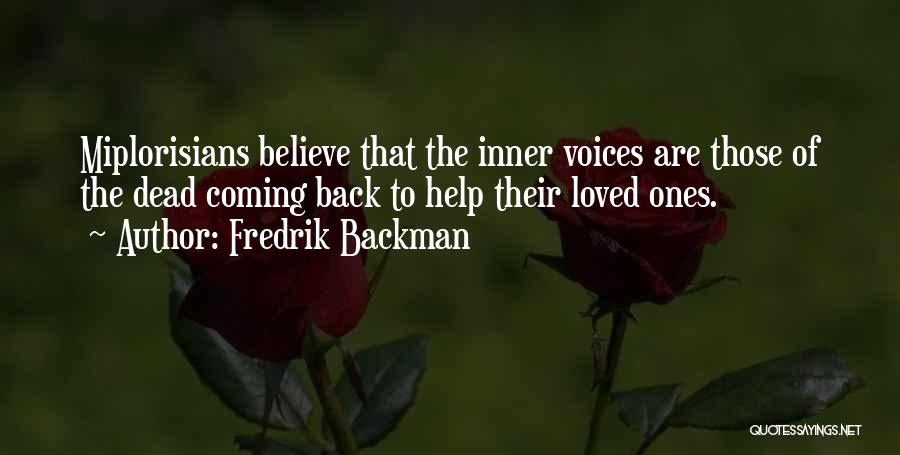 Dead Loved Ones Quotes By Fredrik Backman