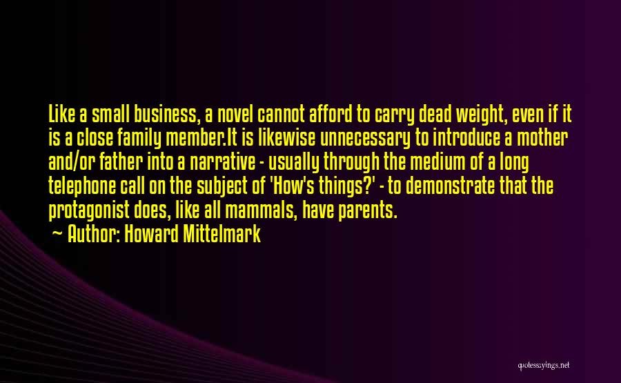 Dead Parents Quotes By Howard Mittelmark