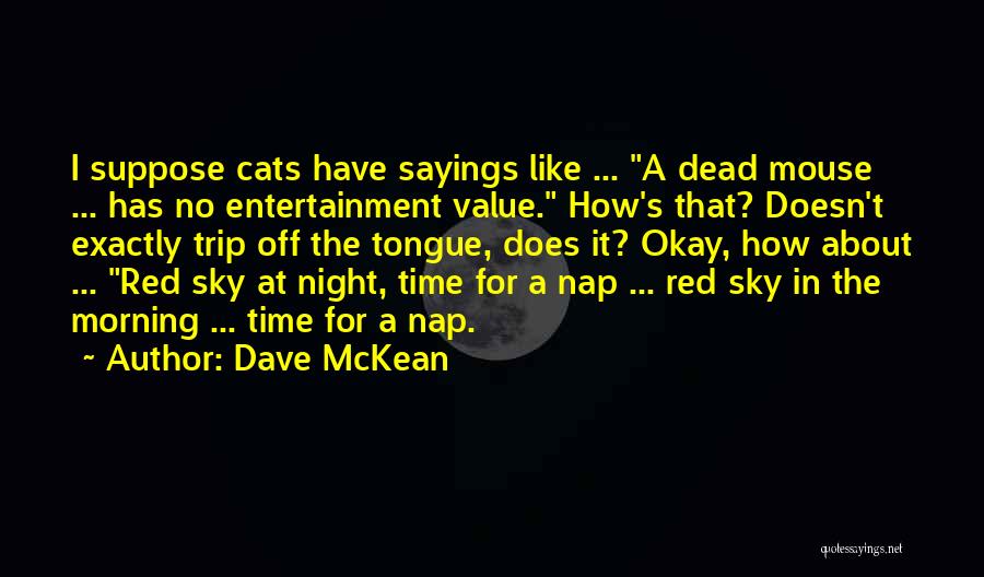 Dead Sayings And Quotes By Dave McKean