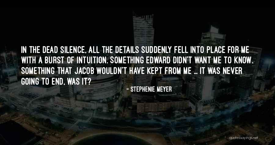 Dead Silence Quotes By Stephenie Meyer Dead Silence Quotes By Stephenie Meyer