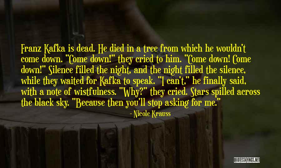 Dead The Silence Quotes By Nicole Krauss Dead The Silence Quotes By Nicole Krauss