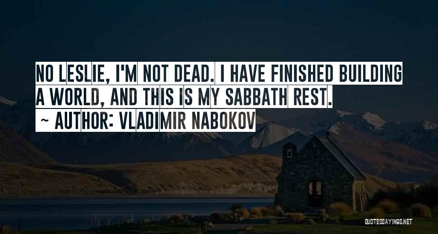 Dead World Quotes By Vladimir Nabokov