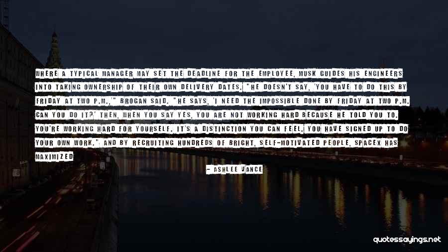 Deadline Quotes By Ashlee Vance Deadline Quotes By Ashlee Vance