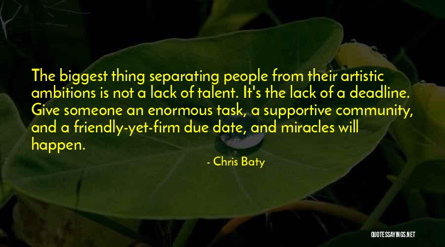 Deadline Quotes By Chris Baty