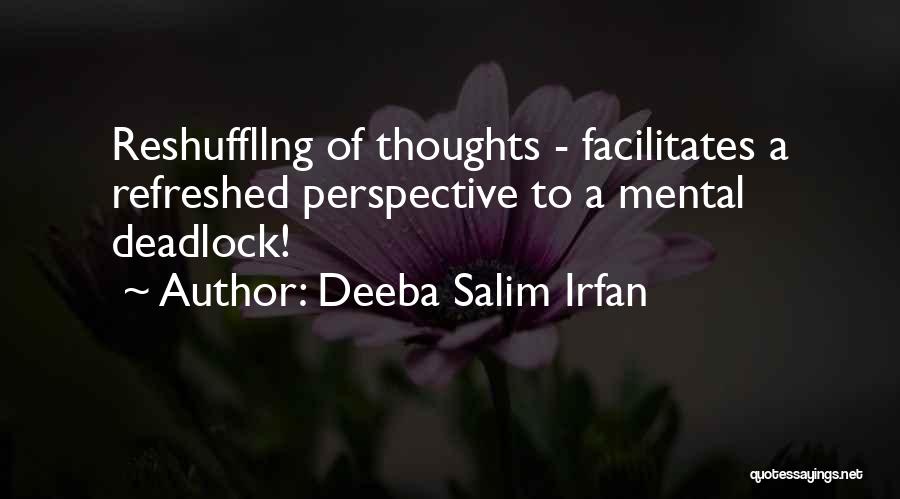 Deadlock Quotes By Deeba Salim Irfan