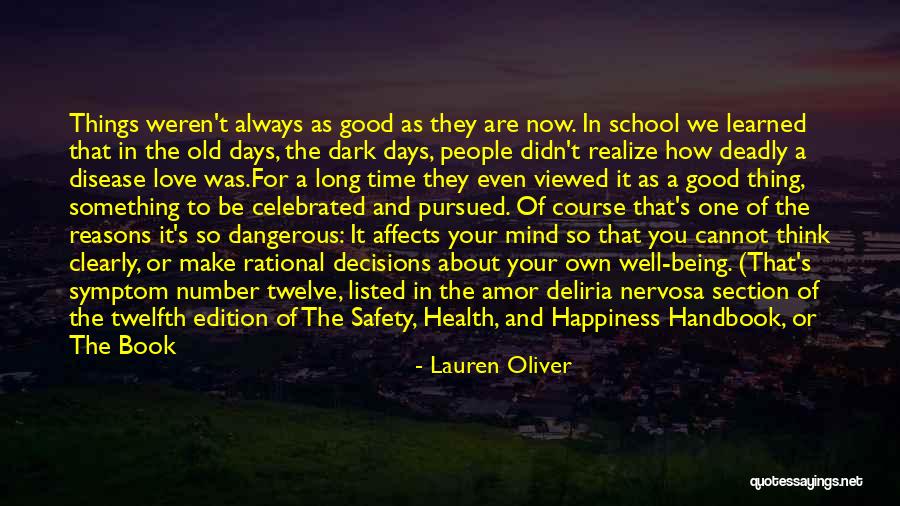 Deadly Love Quotes By Lauren Oliver