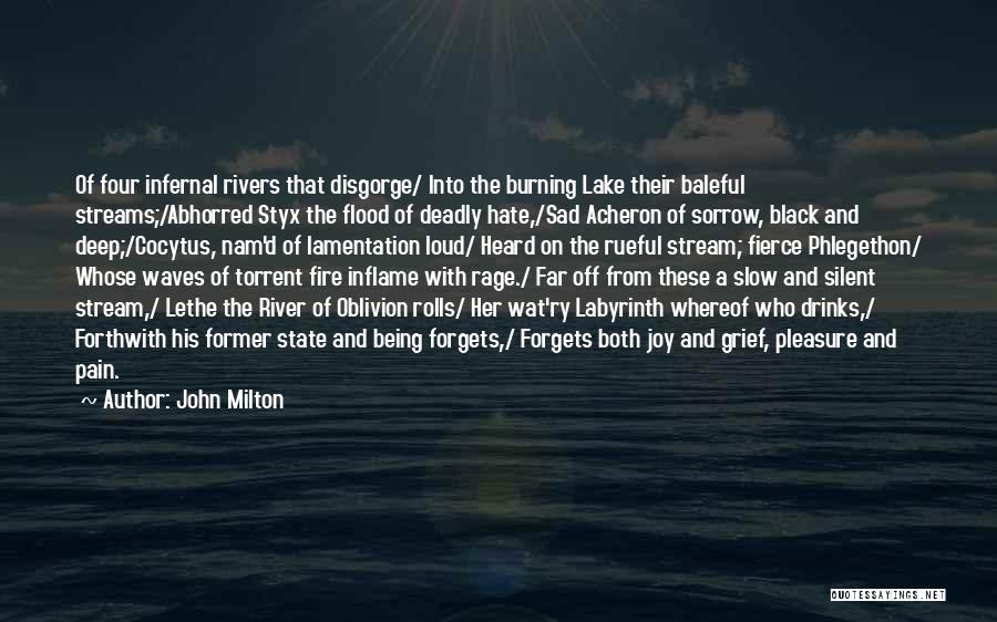 Deadly Sad Quotes By John Milton