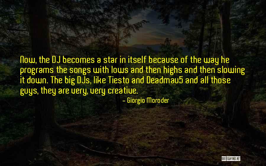 Deadmau5 Songs Quotes By Giorgio Moroder Deadmau5 Songs Quotes By Giorgio Moroder