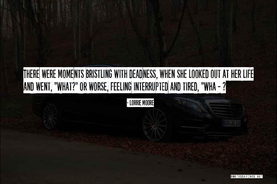 Deadness Quotes By Lorrie Moore Deadness Quotes By Lorrie Moore