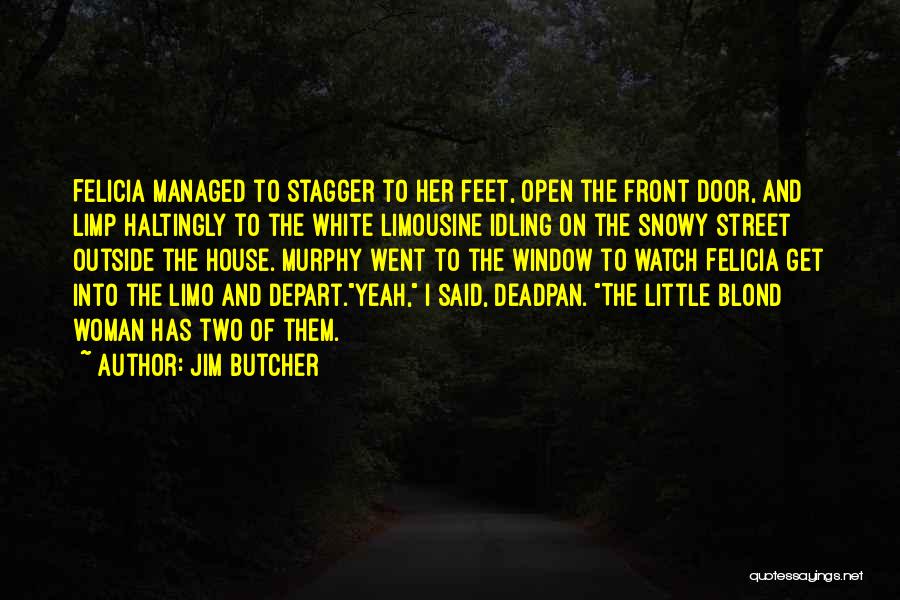 Deadpan Quotes By Jim Butcher