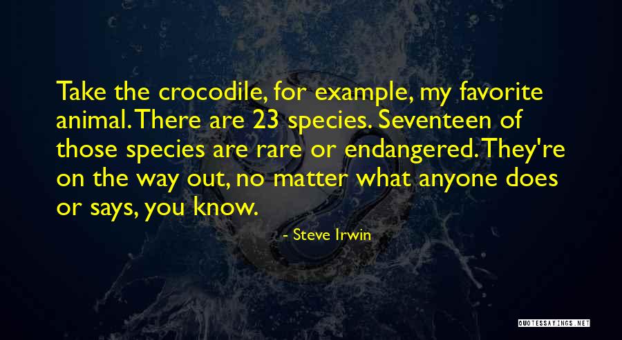 Deafers Quotes By Steve Irwin Deafers Quotes By Steve Irwin