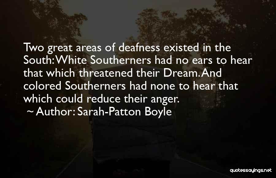 Deafness Quotes By Sarah-Patton Boyle
