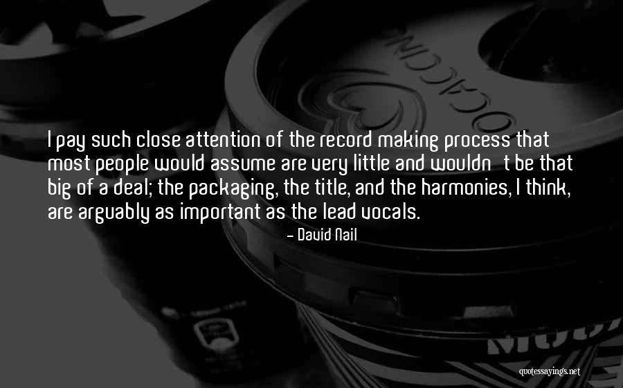 Deal Making Quotes By David Nail