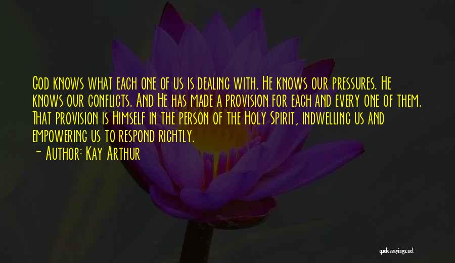 Dealing With Pressure Quotes By Kay Arthur