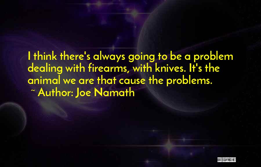Dealing With Problems Quotes By Joe Namath