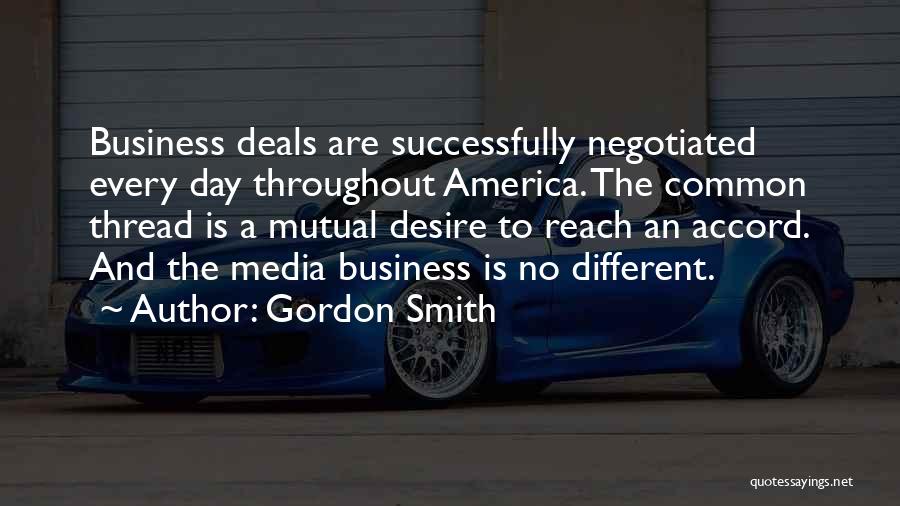 Deals Of America Quotes By Gordon Smith