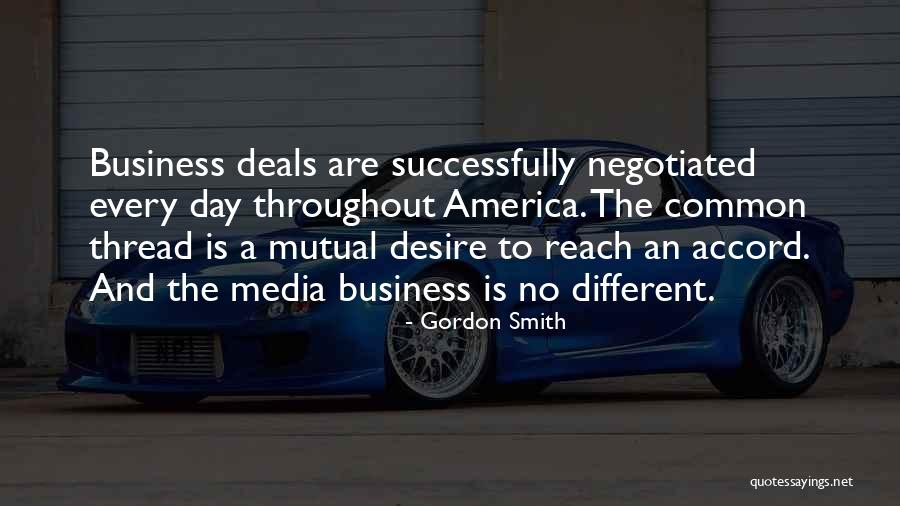 Deals Of America Quotes By Gordon Smith