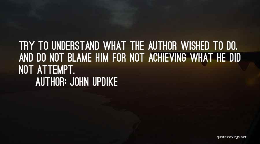 Deambulando Significado Quotes By John Updike