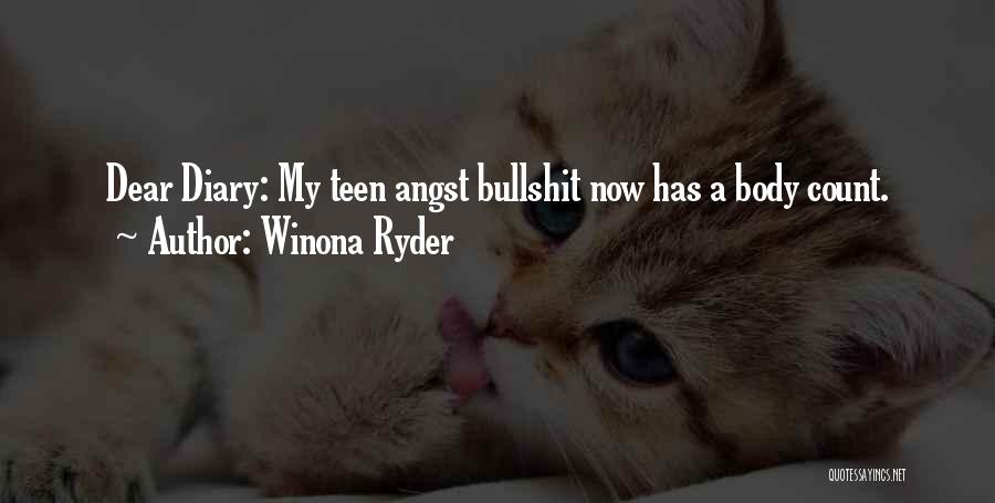 Dear Diary Quotes By Winona Ryder