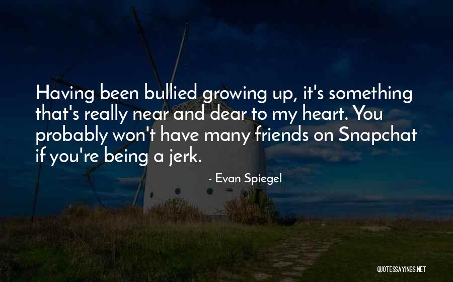 Dear Friends Quotes By Evan Spiegel