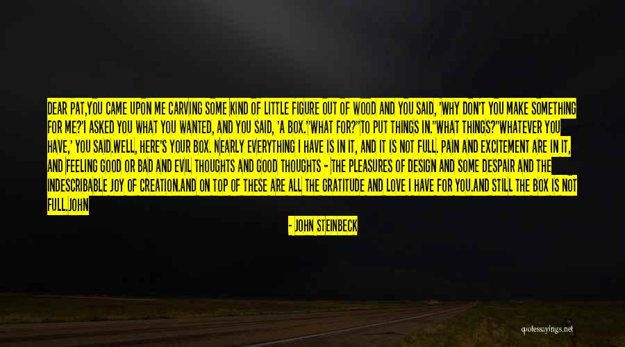 Dear John Love Quotes By John Steinbeck