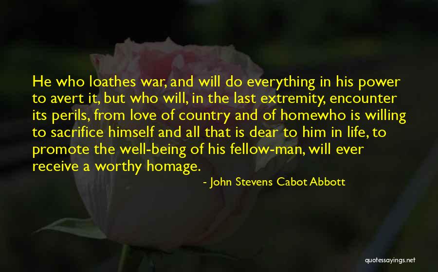 Dear John Love Quotes By John Stevens Cabot Abbott