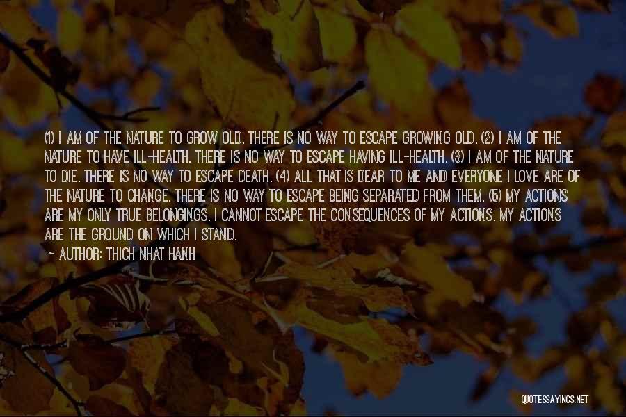 Dear Old Love Quotes By Thich Nhat Hanh