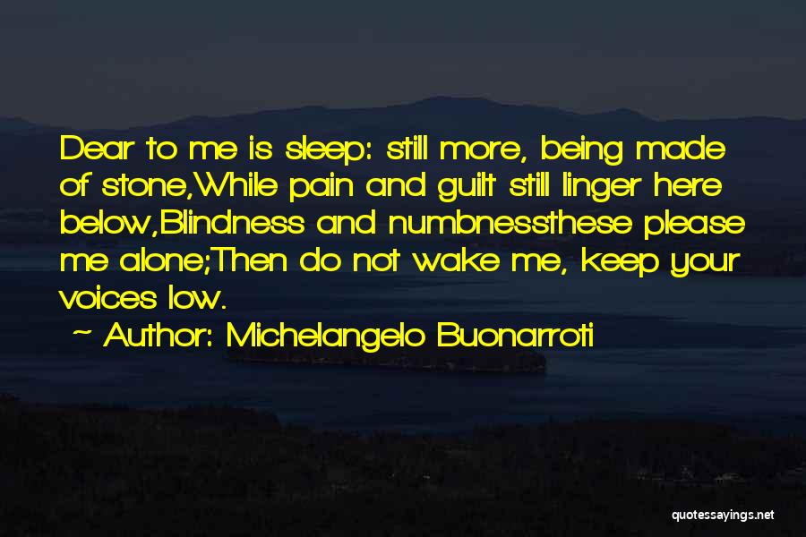 Dear Sleep Quotes By Michelangelo Buonarroti