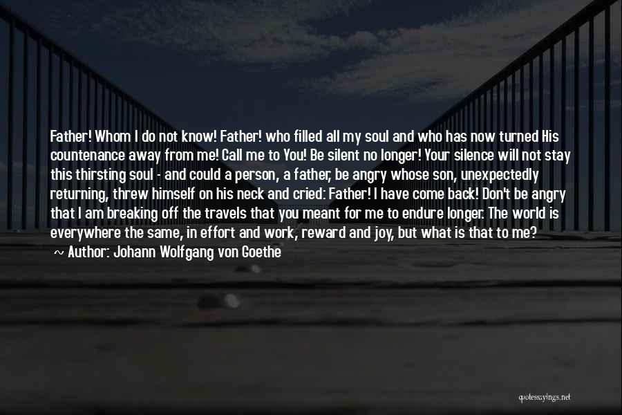 Dear Son Quotes By Johann Wolfgang Von Goethe